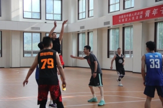 Jiejing Group and the Municipal Intermediate People's Court held a friendly basketball match